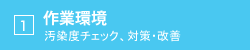 作業環境（汚染度チェック、対策・改善）